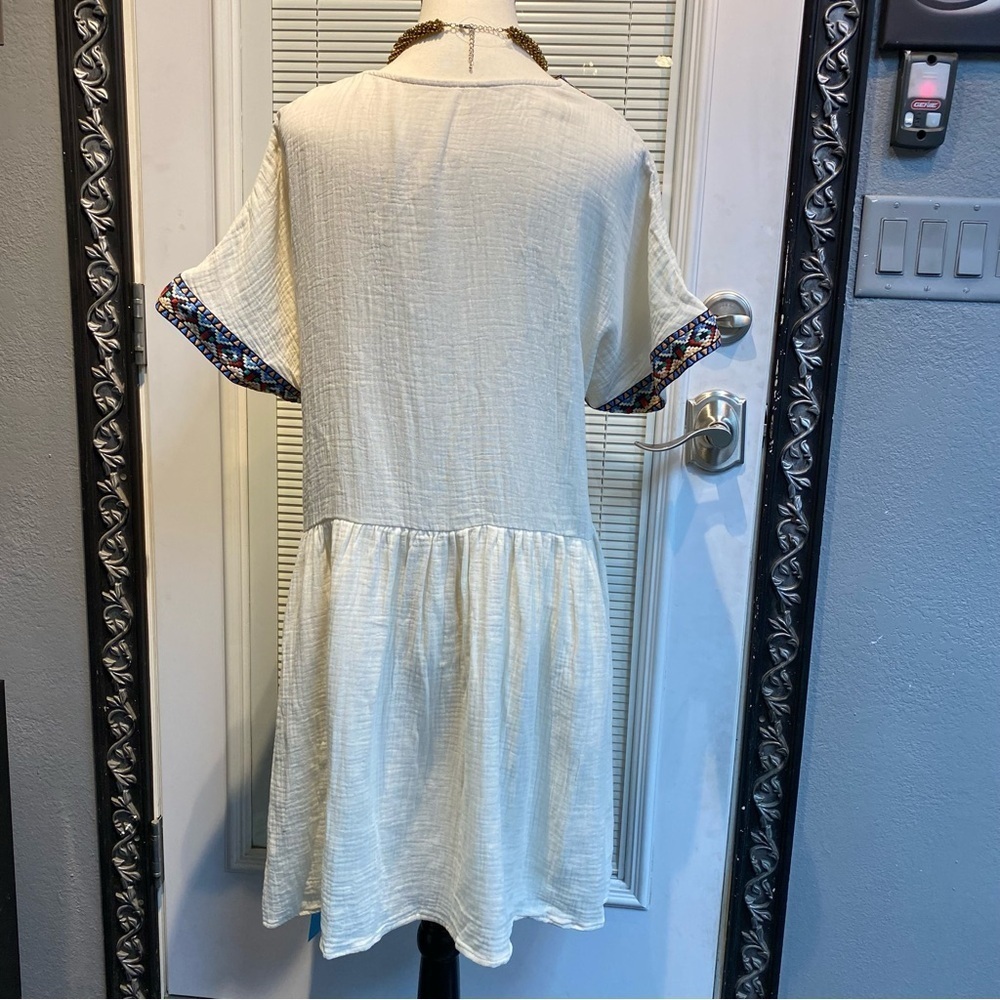 CUPSHE Plunge V Beach Cover Up Maternity DressMini Casual Summer Dress new - Picture 5 of 8